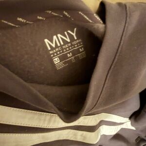 MNY Performance Crewneck Sweatshirt with White Stripe